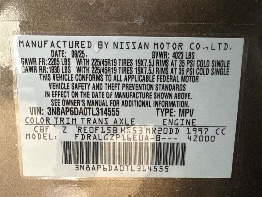 new 2026 Nissan Kicks car, priced at $27,895