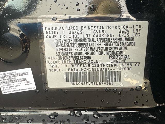 new 2025 Nissan Versa car, priced at $17,719