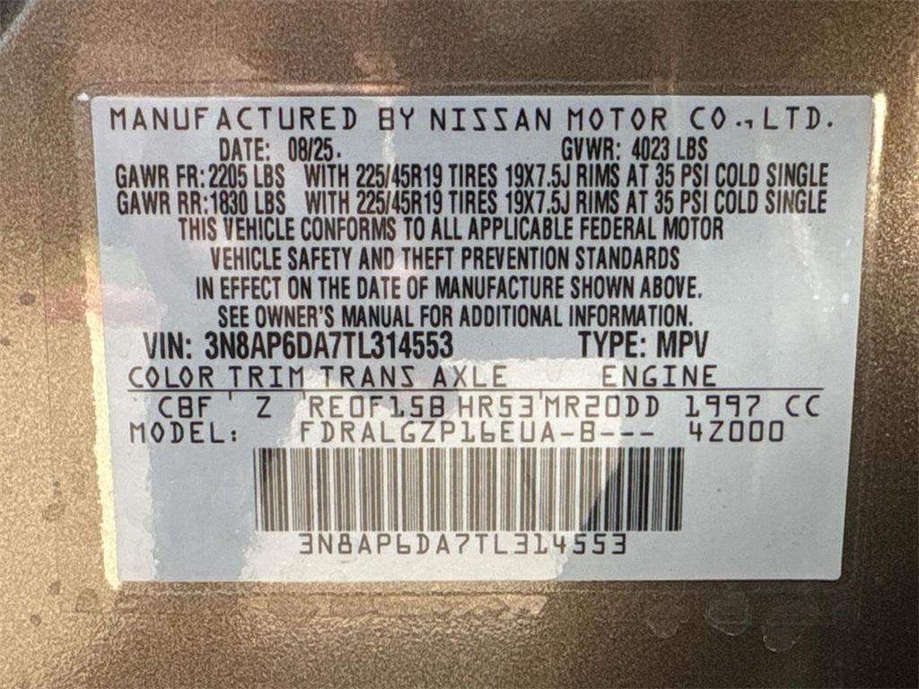 new 2026 Nissan Kicks car, priced at $27,895