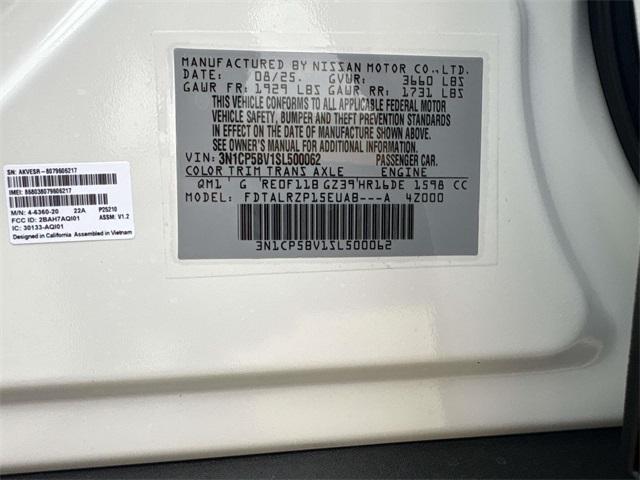 new 2025 Nissan Kicks car, priced at $18,025