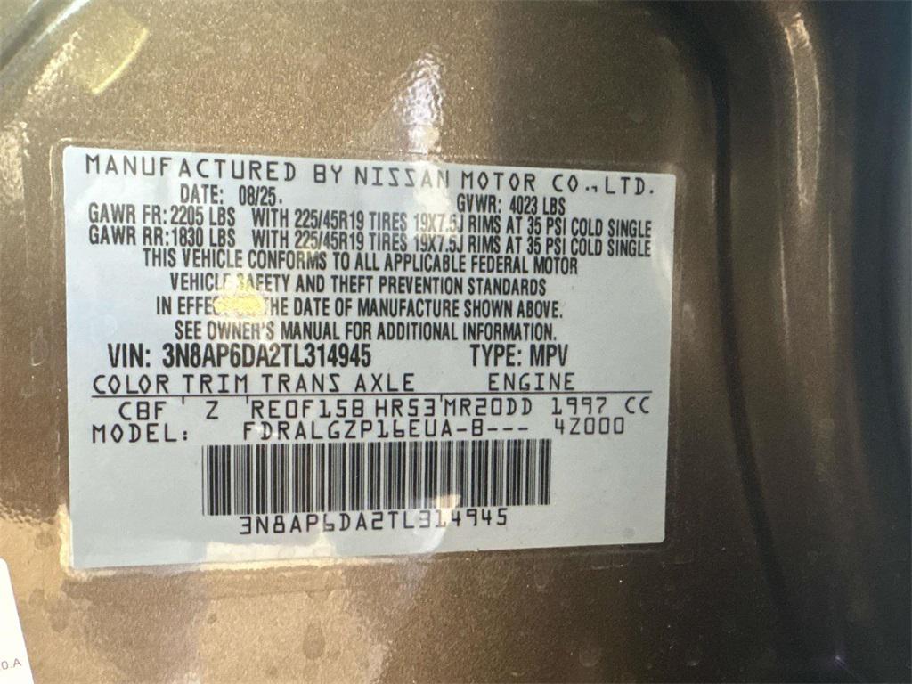 new 2026 Nissan Kicks car, priced at $28,895