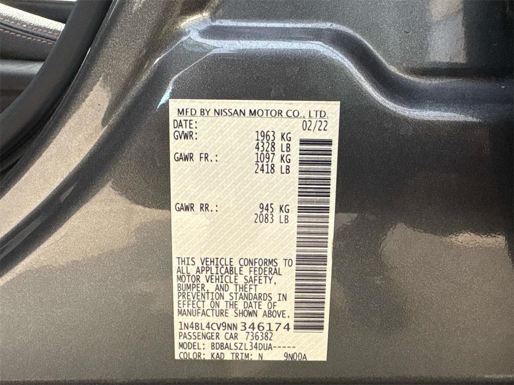 used 2022 Nissan Altima car, priced at $20,472