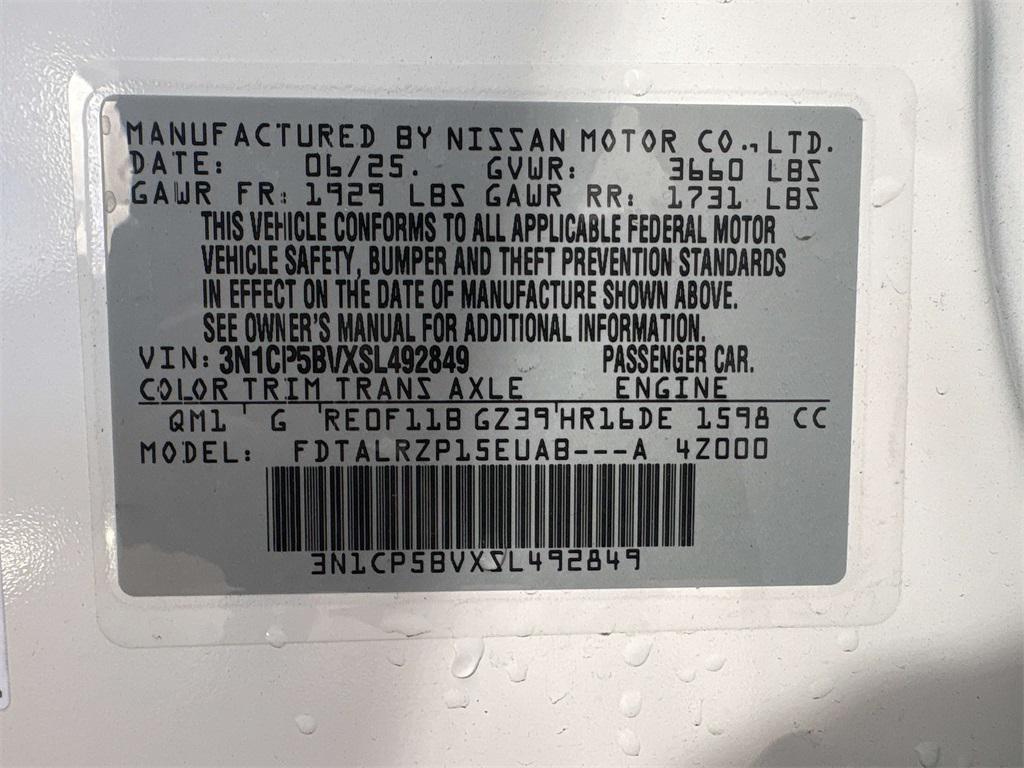 used 2025 Nissan Kicks car, priced at $19,563