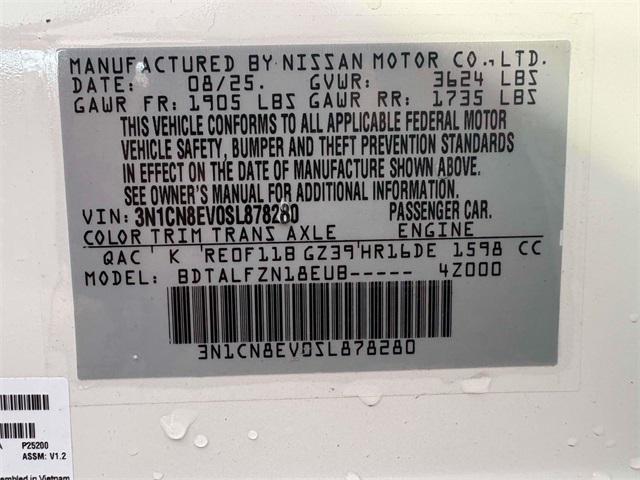 new 2025 Nissan Versa car, priced at $16,435