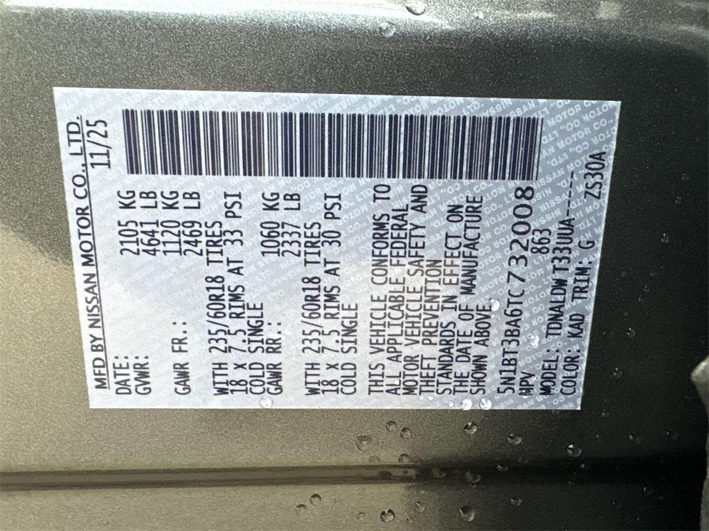 new 2026 Nissan Rogue car, priced at $27,158