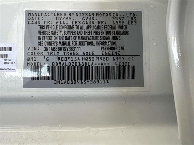 new 2025 Nissan Sentra car, priced at $17,235