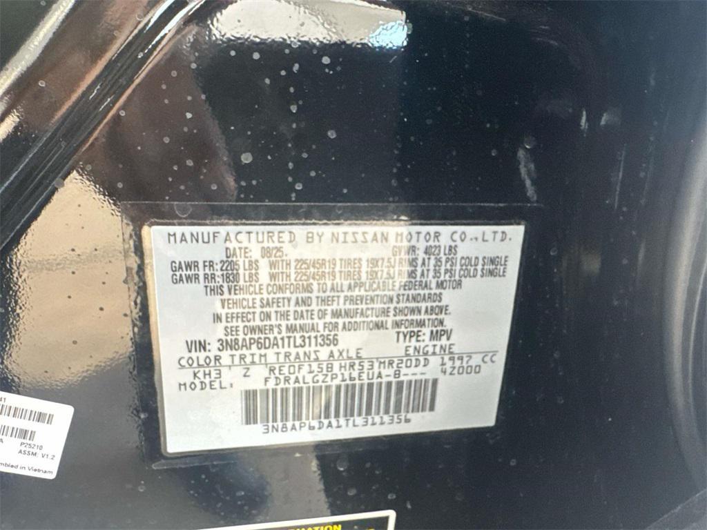 new 2026 Nissan Kicks car, priced at $27,895