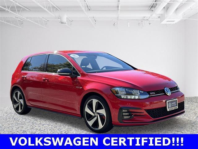 used 2021 Volkswagen Golf GTI car, priced at $20,795