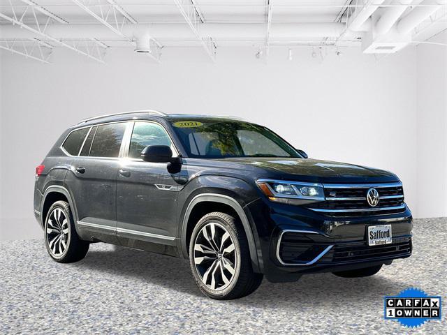 used 2021 Volkswagen Atlas car, priced at $24,500