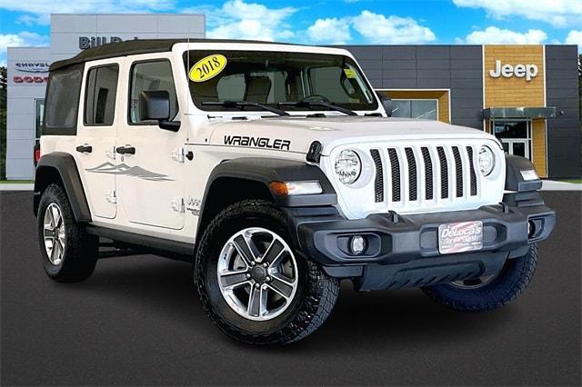 used 2018 Jeep Wrangler Unlimited car, priced at $22,838