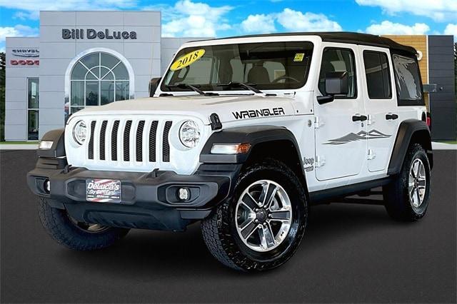 used 2018 Jeep Wrangler Unlimited car, priced at $23,922