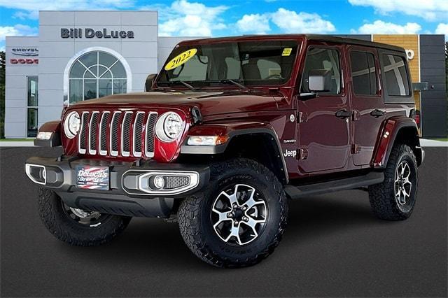 used 2022 Jeep Wrangler Unlimited car, priced at $34,879