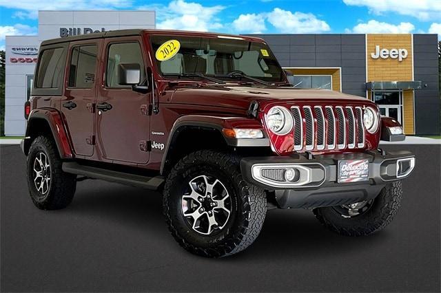 used 2022 Jeep Wrangler Unlimited car, priced at $34,879