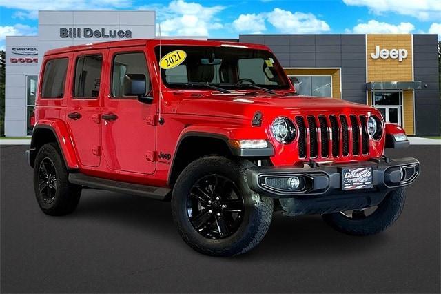 used 2021 Jeep Wrangler Unlimited car, priced at $32,902