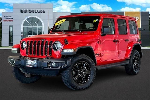 used 2021 Jeep Wrangler Unlimited car, priced at $32,902