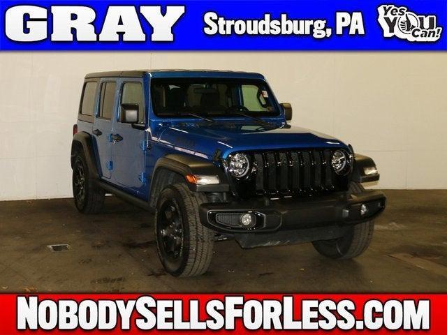 used 2021 Jeep Wrangler Unlimited car, priced at $34,975