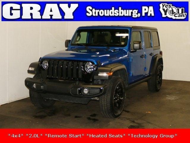 used 2021 Jeep Wrangler Unlimited car, priced at $32,745