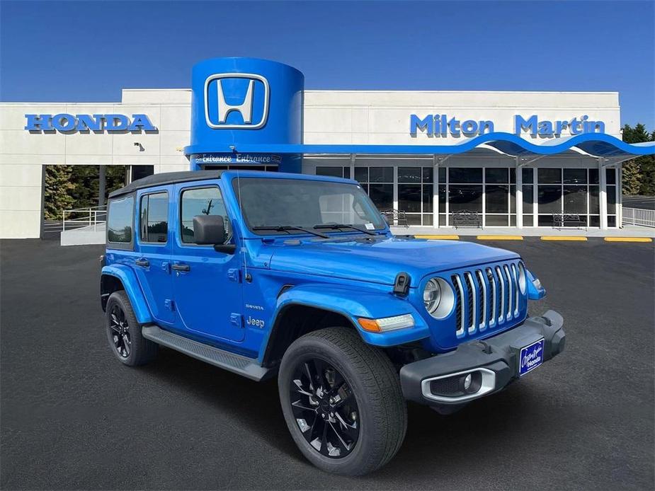 used 2021 Jeep Wrangler Unlimited 4xe car, priced at $32,485