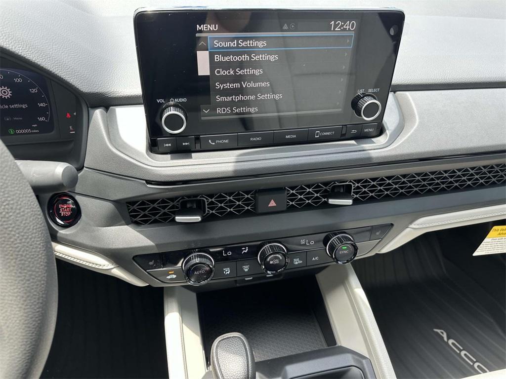 new 2025 Honda Accord car, priced at $30,557