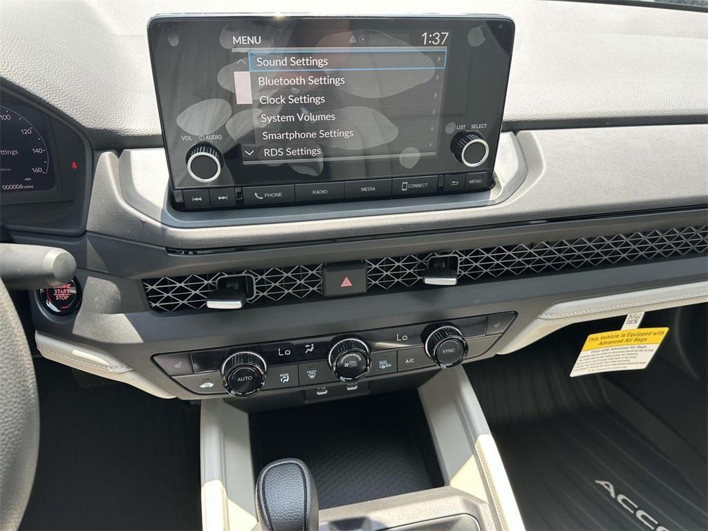 new 2025 Honda Accord car, priced at $31,295