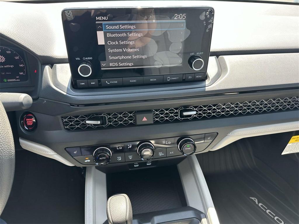 new 2025 Honda Accord car, priced at $31,710