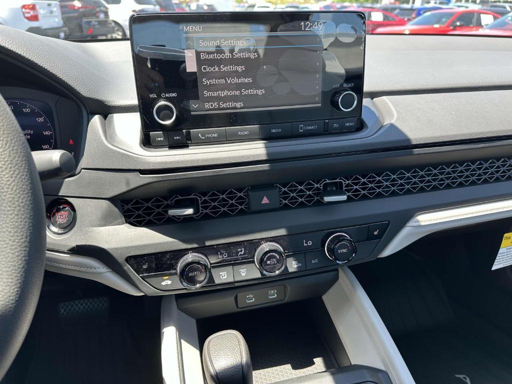 new 2025 Honda Accord car, priced at $31,489