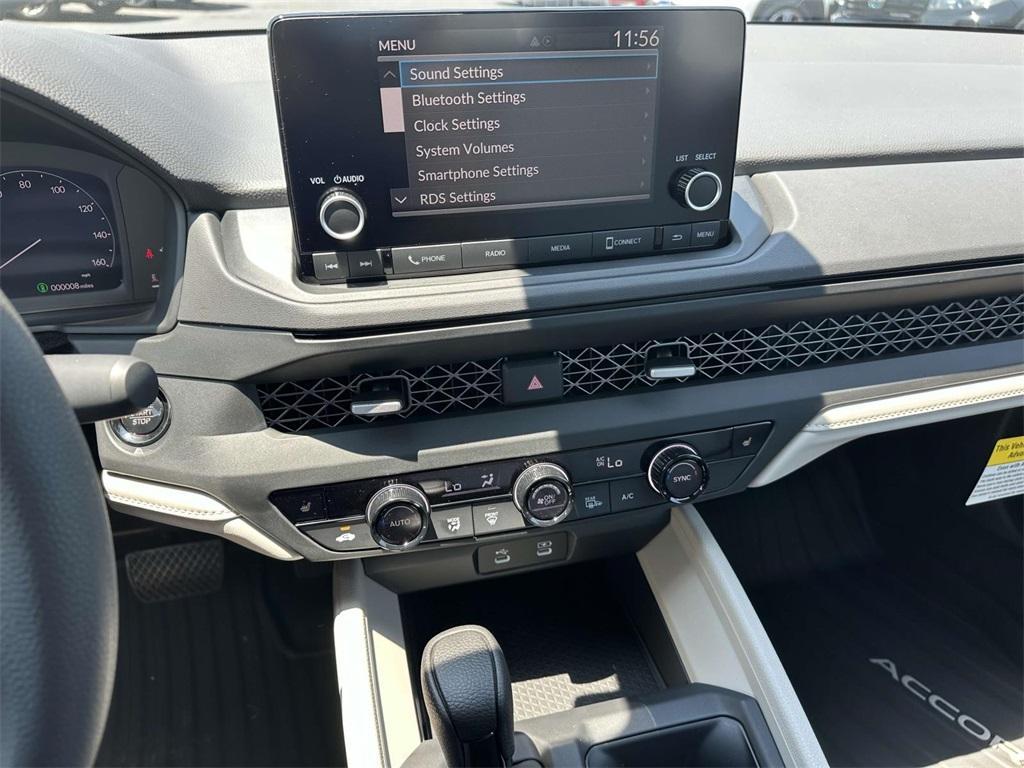 new 2025 Honda Accord car, priced at $30,125