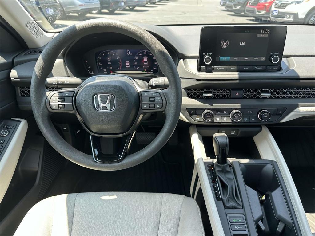 new 2025 Honda Accord car, priced at $30,125