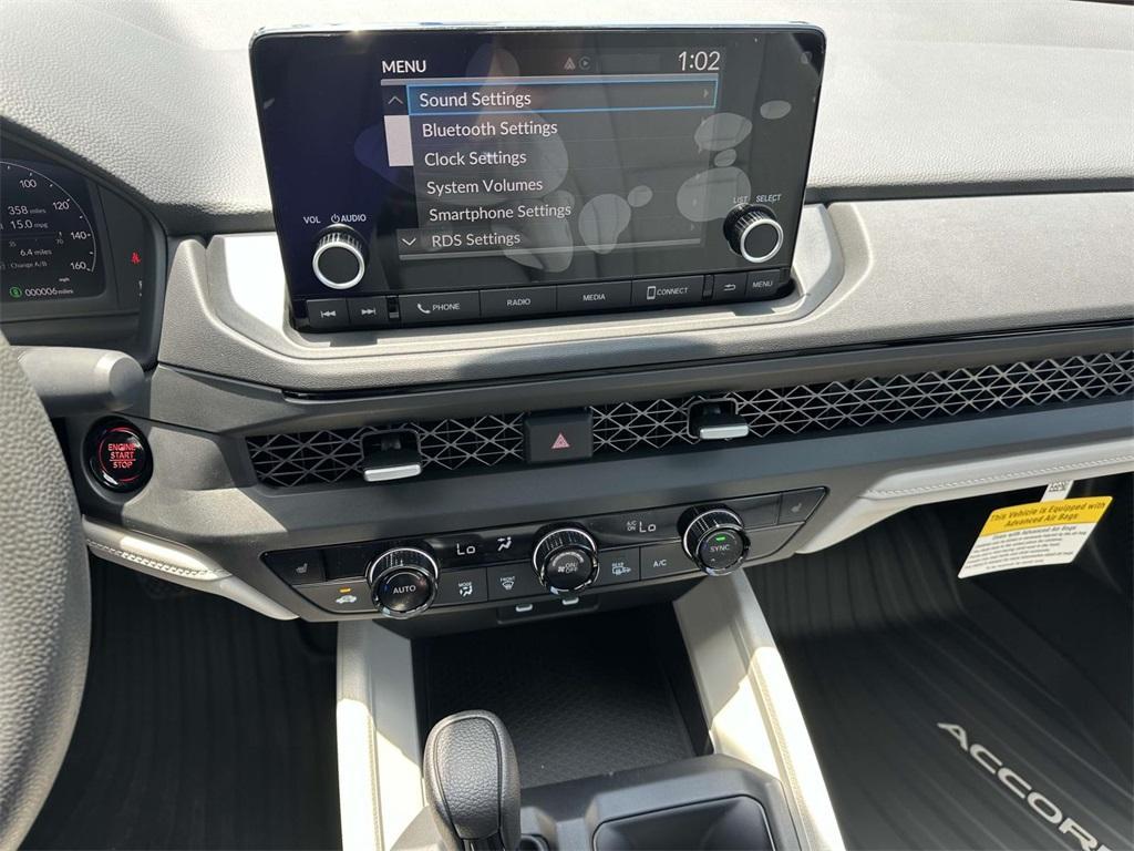 new 2025 Honda Accord car, priced at $31,089