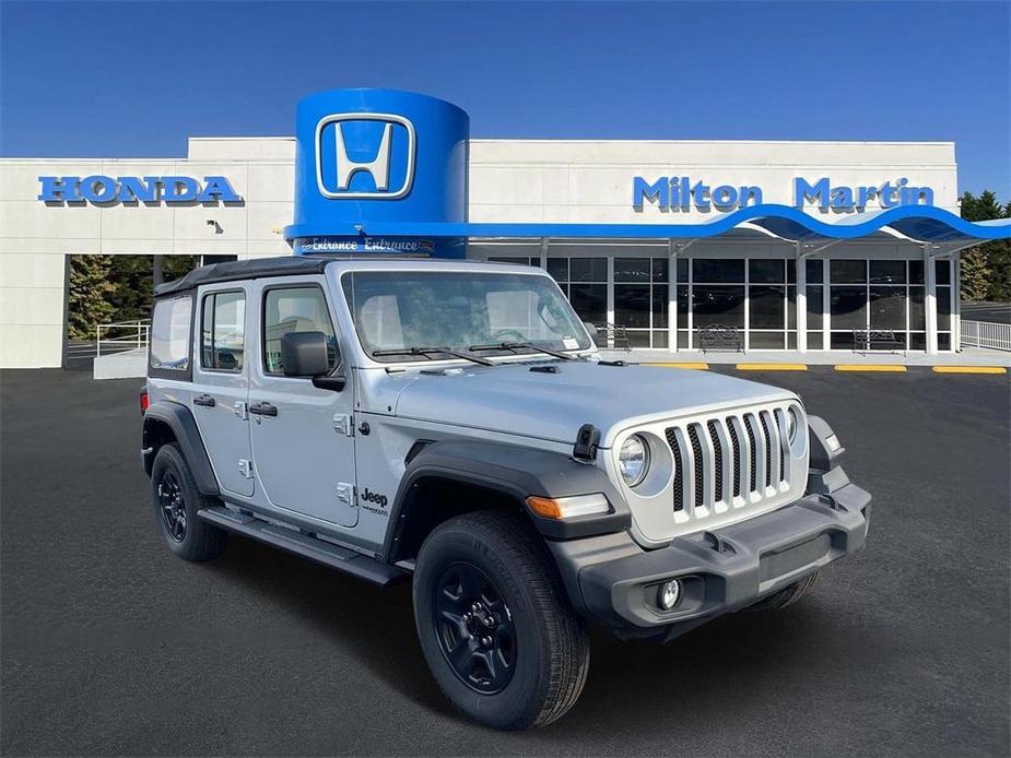 used 2022 Jeep Wrangler Unlimited car, priced at $28,485