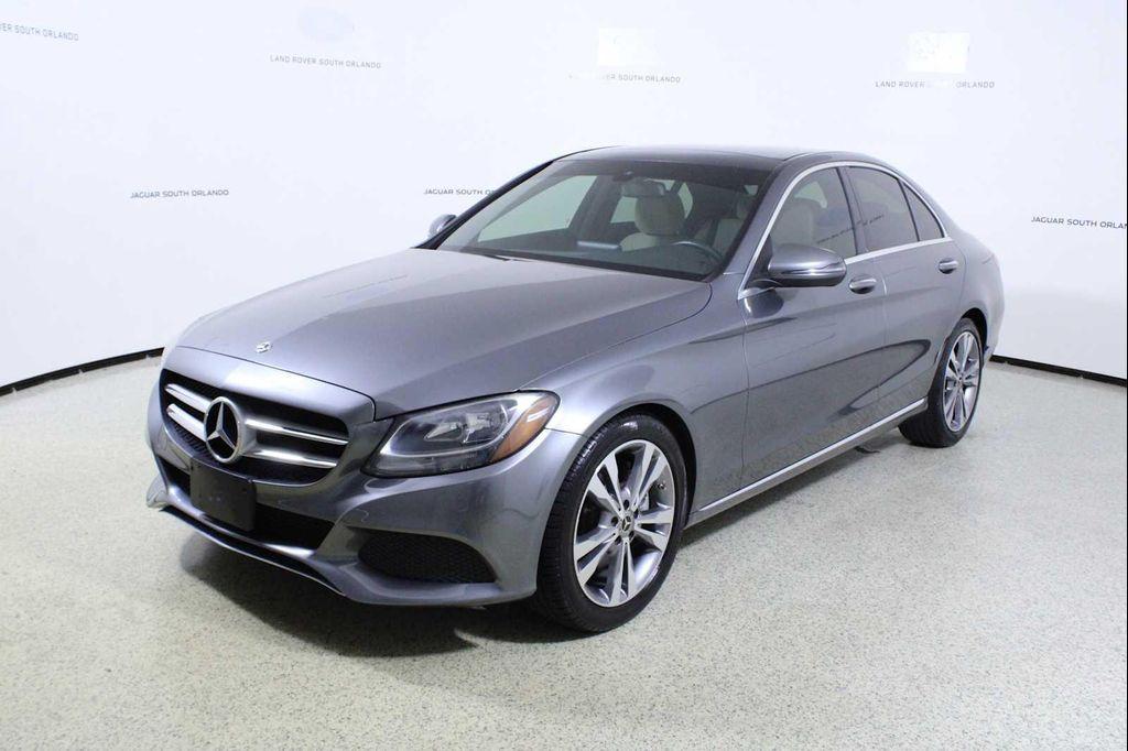 used 2018 Mercedes-Benz C-Class car, priced at $15,999