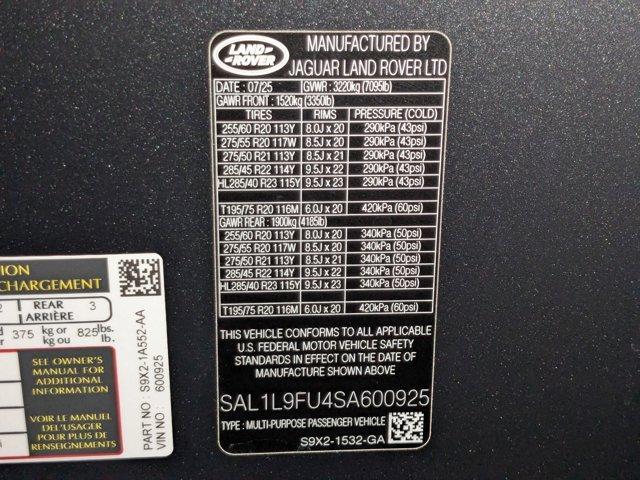 new 2025 Land Rover Range Rover Sport car, priced at $103,701