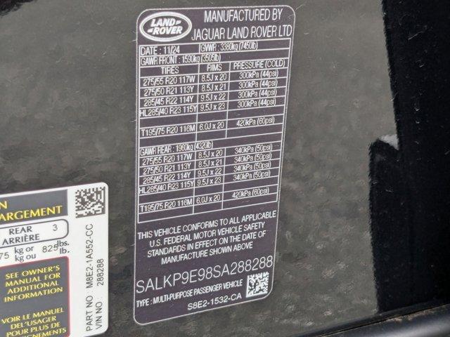 new 2025 Land Rover Range Rover car, priced at $135,122