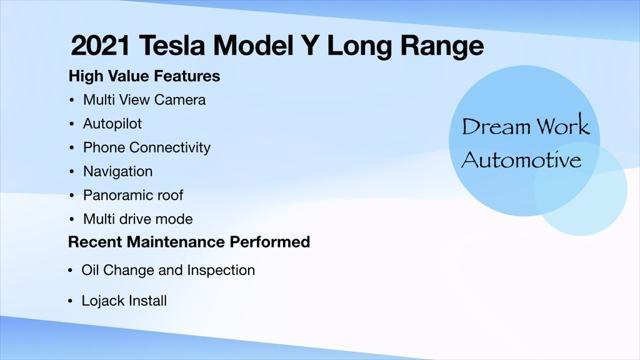 used 2021 Tesla Model Y car, priced at $26,995