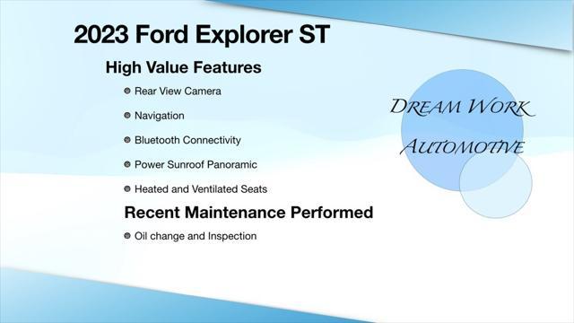 used 2023 Ford Explorer car, priced at $51,495