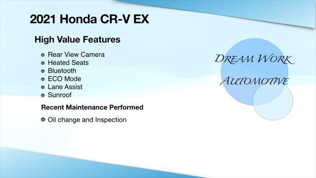 used 2021 Honda CR-V car, priced at $25,445