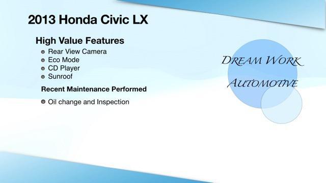 used 2013 Honda Civic car, priced at $10,995