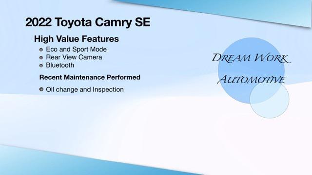 used 2022 Toyota Camry car, priced at $22,575