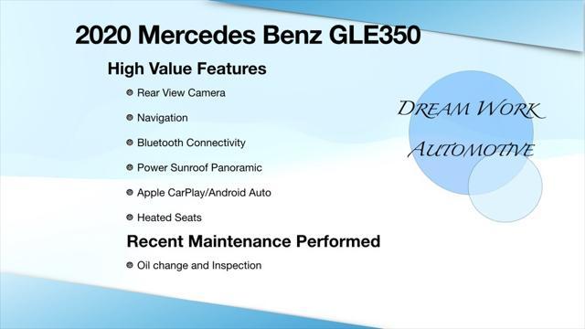 used 2020 Mercedes-Benz GLE 350 car, priced at $37,745