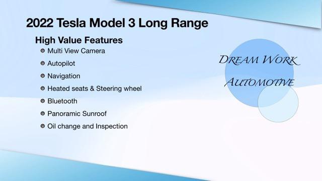 used 2022 Tesla Model 3 car, priced at $18,495