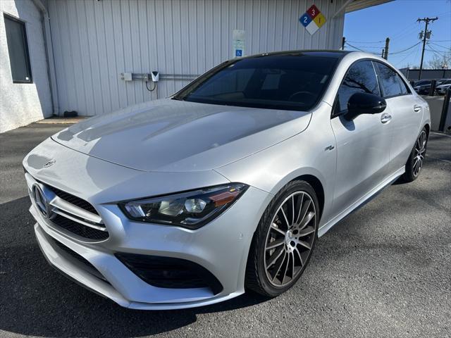 used 2021 Mercedes-Benz AMG CLA 35 car, priced at $33,995