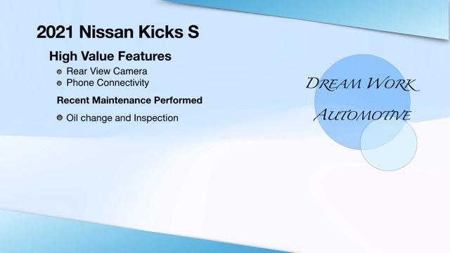 used 2021 Nissan Kicks car, priced at $15,000