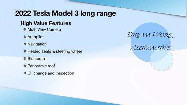 used 2022 Tesla Model 3 car, priced at $28,495