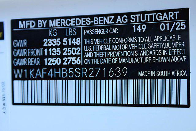 used 2025 Mercedes-Benz C-Class car, priced at $56,995