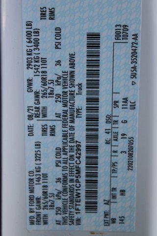 used 2021 Ford F-150 car, priced at $35,999