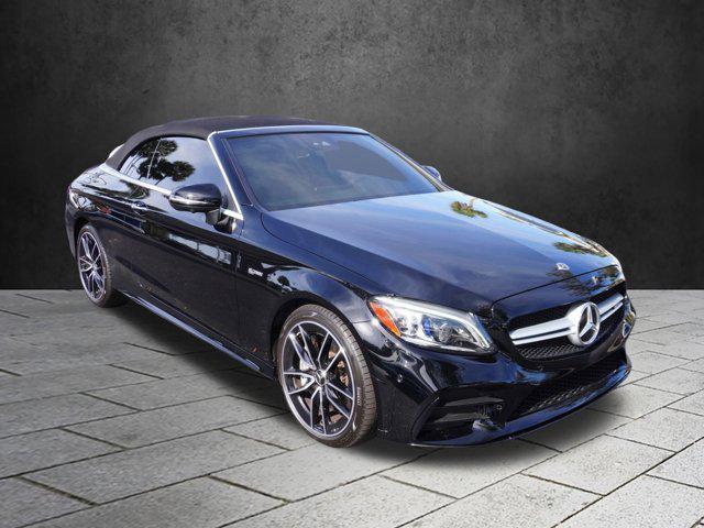 used 2023 Mercedes-Benz AMG C 43 car, priced at $56,999