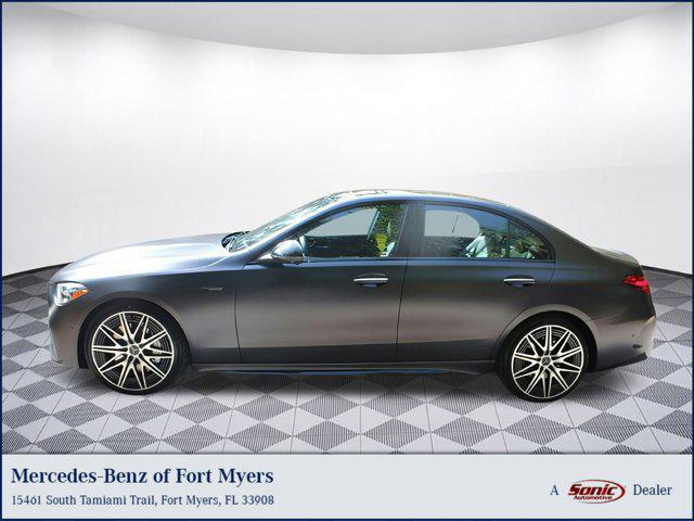 new 2025 Mercedes-Benz AMG C 43 car, priced at $80,250