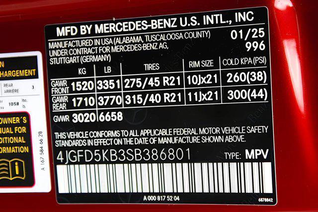 new 2025 Mercedes-Benz GLE 450 car, priced at $86,980