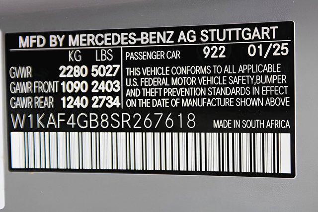 used 2025 Mercedes-Benz C-Class car, priced at $51,835