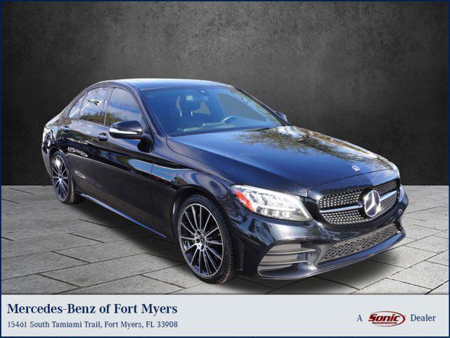 used 2019 Mercedes-Benz C-Class car, priced at $14,999